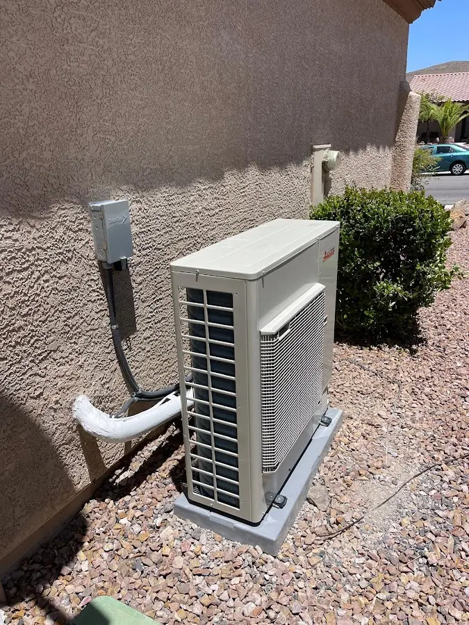 Residential air conditioning condenser unit in Manassas